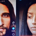 De gezichten van Jezus en Maria door de ogen van een kunstenaar en AI